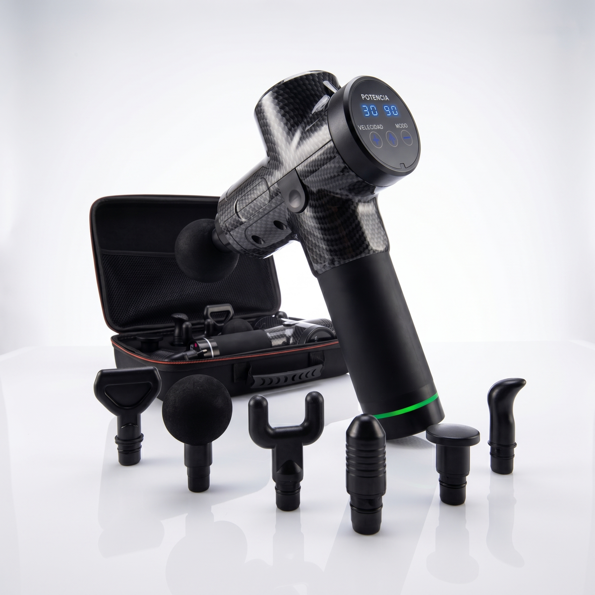 Pistola de masajes doble