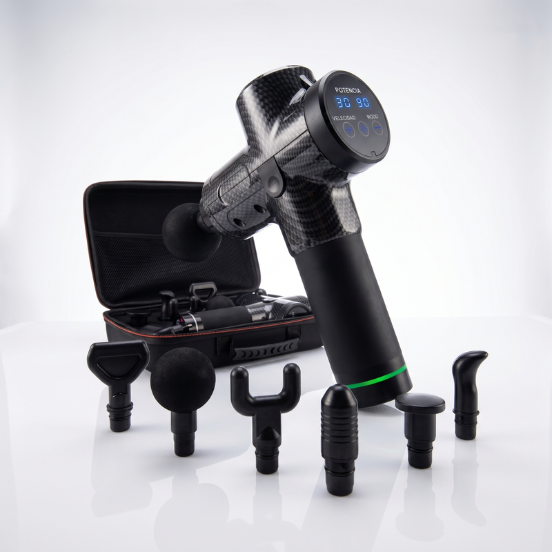 Pistola de masajes doble